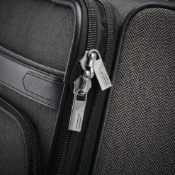 Hartmann Herringbone Deluxe Long Journey Expandable Spinner -Travel Luggage 123121 2363 ZIPPER 10