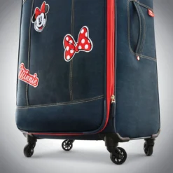 American Tourister Disney Minnie Denim Krush 28" Spinner -Travel Luggage 1261211255 28Spin 6 Wheels