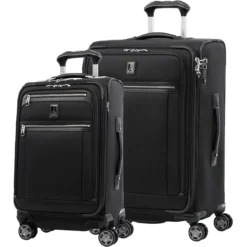Travelpro Platinum Elite 2pc Spinner Set -Travel Luggage 2pcBLK