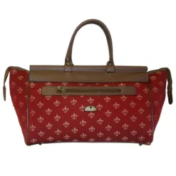 American Flyer Fleur De Lis 4-Piece Luggage Set -Travel Luggage 54500 4 RED 5