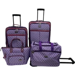 American Flyer Signature 4-Piece Luggage Set -Travel Luggage 83700 4LIP1