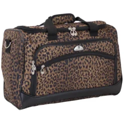 American Flyer Animal Print 5-Piece Spinner Luggage Set -Travel Luggage 85300 5LBLK10