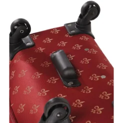 American Flyer Fleur De Lis 5-Piece Spinner Luggage Set -Travel Luggage 85700 5 RED 2