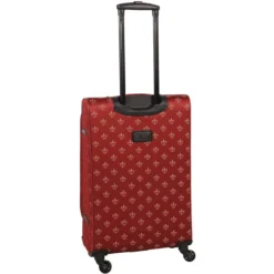 American Flyer Fleur De Lis 5-Piece Spinner Luggage Set -Travel Luggage 85700 5 RED 4