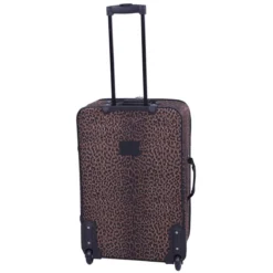 American Flyer Animal Print Leopard 5-Piece Luggage Set -Travel Luggage 86500 5 LEO 1
