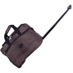 American Flyer Animal Print Leopard 5-Piece Luggage Set -Travel Luggage 86500 5 LEO 5