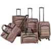 American Flyer Gold Coast 5-Piece Spinner Luggage Set