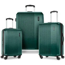 Samsonite Alliance SE 3 Piece Expandable Spinner Set -Travel Luggage ALLIANCESE PINEGREEN FULLSET