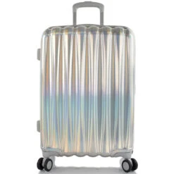 Heys ASTRO 26" Expandable Spinner -Travel Luggage Astro 26 front silver 1500x1500 d4a08d10 7083 40e9 bdd2 57aa92192de3