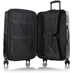 Heys Black Camo Fashion 26" Spinner -Travel Luggage Black Camo 26 open 750x750 c58d8228 577d 4bbd af1e 03c31f50a48a