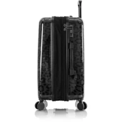 Heys Black Leopard 26" Fashion Spinner -Travel Luggage BlackLeopard 26 side 1500x1500 1ff428a7 b458 4136 99e7 0227e69fa497