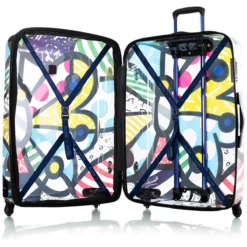 Britto Butterfly TRANSPARENT 3pc Spinner Luggage Set -Travel Luggage Britto Translucent butterfly 30 open 1500x1500 bf57dd6d 9571 443d bbac 7bbf9201266e