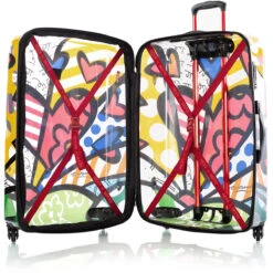Britto A New Day TRANSPARENT 30" Expandable Spinner -Travel Luggage Britto Transparent ANewDay 30 open 1500x1500 3484426e c0ec 4b1e 88b4 f063ccc5c249
