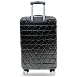 Tucci Tessere T0325 ABS 28" Spinner -Travel Luggage T0325 03PC BLK back 240ea5fa 474d 4bd0 b729 363f99d14869