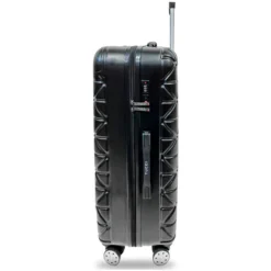 Tucci Tessere T0325 ABS 24" Spinner -Travel Luggage T0325 03PC BLK lock cdf4af67 4e53 41e7 9028 1bac14a3aa96