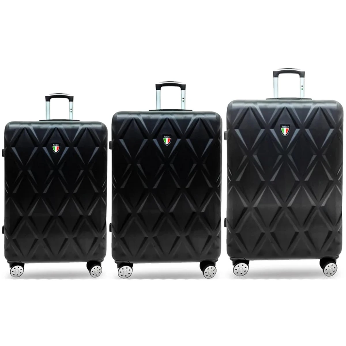 Tucci Alveare T0328 ABS 3pc Luggage Set 2 Tucci Alveare T0328 ABS 3pc Luggage Set - Image 2