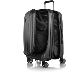 Heys Vantage 26" Smart Access™ Spinner -Travel Luggage Vantage 26 open fortag Black 1500x1500 6da06ac2 13c1 4276 8153 3bad029225d6