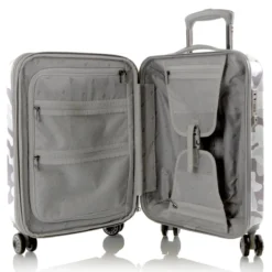 Heys White Camo 21" Fashion Spinner -Travel Luggage WhiteCamo 21 open 1500x1500 8b1298bb 4266 47cb ba4b 8c0af5cbb8cb