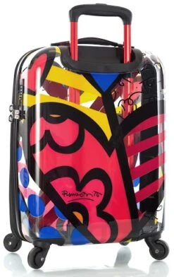 Britto By Heys "A New Day" 21" Transparent Case -Travel Luggage britto by heys a new day 21 hardside spinner case 83