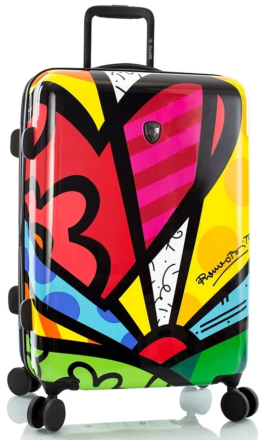 Britto By Heys "A New Day" 26" Hardside Spinner Case 1 Britto By Heys "A New Day" 26" Hardside Spinner Case