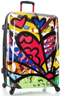 Britto By Heys "A New Day" 30" Hardside Transparent Spinner Case