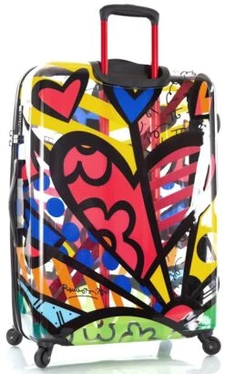 Britto By Heys "A New Day" 30" Hardside Transparent Spinner Case -Travel Luggage britto by heys a new day 30 hardside spinner case 124
