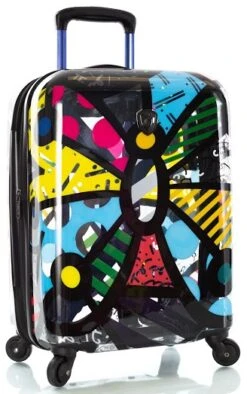 Britto By Heys "Butterfly" 21" Hardside Transparent Spinner Case