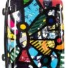 Britto By Heys "Butterfly" 26" Hardside Transparent Spinner Case