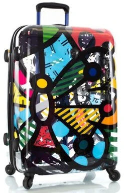 Britto By Heys "Butterfly" 26" Hardside Transparent Spinner Case