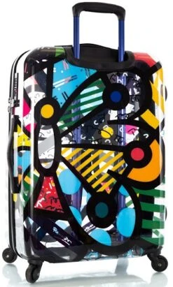 Britto By Heys "Butterfly" 26" Hardside Transparent Spinner Case -Travel Luggage britto by heys butterfly 26 hardside translucent spinner case 54