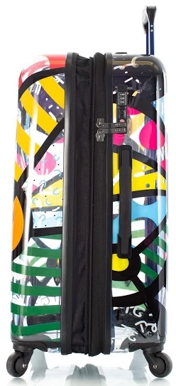 Britto By Heys "Butterfly" 3-Piece Transparent Luggage Set 3 Britto By Heys "Butterfly" 3-Piece Transparent Luggage Set - Image 3