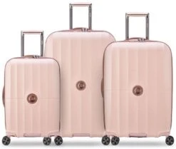 Delsey St. Tropez 3-Piece Luggage Set -Travel Luggage delsey st tropez 3 piece luggage set 162