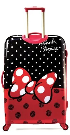 Disney Minnie Mouse Red Bow Hardside 2-Piece Luggage Set -Travel Luggage disney minnie mouse red bow hardside 2 piece luggage set 112