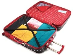 Disney Minnie Mouse Red Bow Hardside 2-Piece Luggage Set -Travel Luggage disney minnie mouse red bow hardside 2 piece luggage set 114