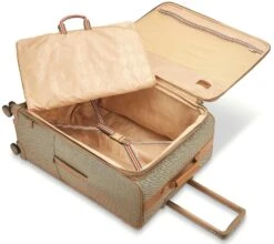 Hartmann Herringbone Deluxe Carry-On Expandable Spinner -Travel Luggage hartmann herringbone luxe carry on expandable spinner 147