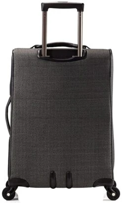 Hartmann Herringbone Deluxe Carry-On Expandable Spinner -Travel Luggage hartmann herringbone luxe carry on expandable spinner 149