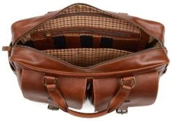 Korchmar Barton Leather Laptop Briefcase -Travel Luggage korchmar barton leather laptop briefcase 104