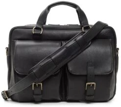 Korchmar Barton Leather Laptop Briefcase -Travel Luggage korchmar barton leather laptop briefcase 110