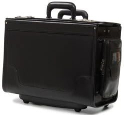 Korchmar Counselor Leather Wheeled Litigation Case