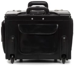 Korchmar Counselor Leather Wheeled Litigation Case -Travel Luggage korchmar counselor leather wheeled pilot case 71
