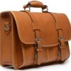 Korchmar Garfield Leather Laptop Briefcase