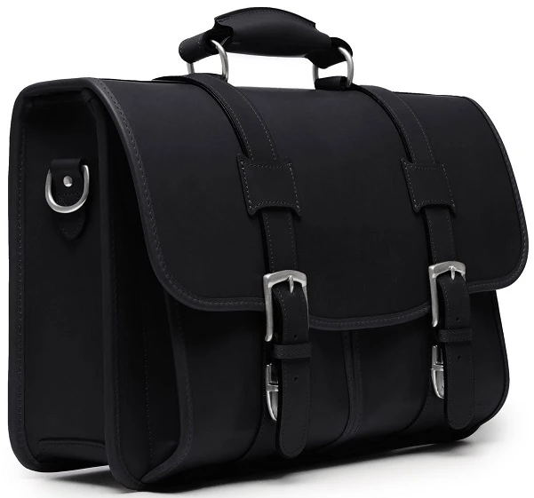 Korchmar Garfield Leather Laptop Briefcase 2 Korchmar Garfield Leather Laptop Briefcase - Image 2