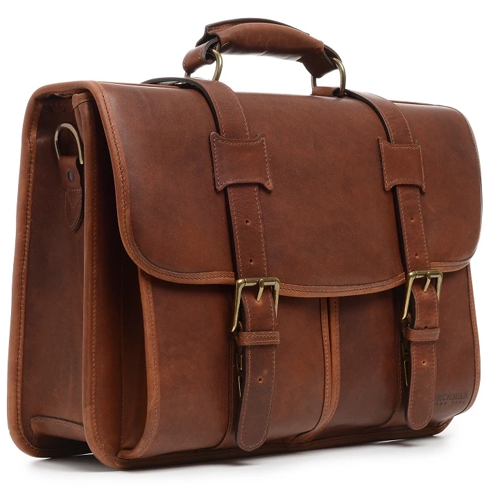Korchmar Garfield Leather Laptop Briefcase 7 Korchmar Garfield Leather Laptop Briefcase - Image 7