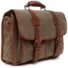 Korchmar Garfield Waxed Canvas Laptop Briefcase