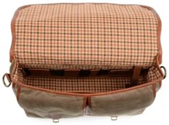 Korchmar Garfield Waxed Canvas Laptop Briefcase 9 Korchmar Garfield Waxed Canvas Laptop Briefcase -Travel Luggage korchmar garfield waxed canvas bomber bag 53