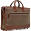 Korchmar Sawyer Waxed Canvas Laptop Briefcase