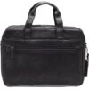 Mancini Beverly Hills Leather Single Compartment Laptop Briefcase