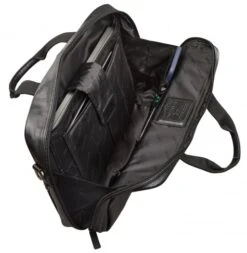 Mancini Beverly Hills Leather Single Compartment Laptop Briefcase -Travel Luggage mancini beverly hills single compartment laptop briefcase 65