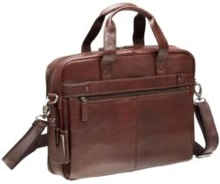 Mancini Beverly Hills Leather Single Compartment Laptop Briefcase -Travel Luggage mancini beverly hills single compartment laptop briefcase 66