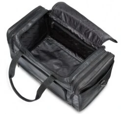 Mancini Buffalo Leather Carry-On Duffel Bag -Travel Luggage mancini buffalo leather carry on duffel bag 73